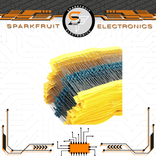 600 pcs 1/4w 1% 30 kinds each value metal film resistor