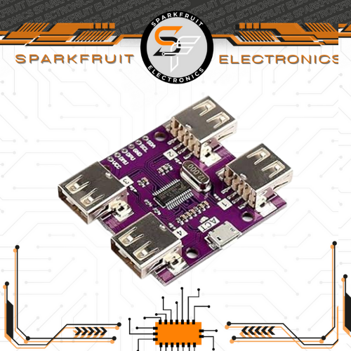 4-Port USB 2.0 HUB High Speed Controller Module for Arduino Micro USB Type